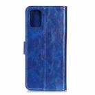 For Samsung Galaxy M51 (Side Fingerprint Version) Retro Crazy Horse Texture Horizontal Flip Leather Case with Holder & Card Slots & Photo Frame & Wallet(Blue) - 3