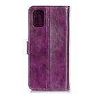 For Samsung Galaxy M51 (Side Fingerprint Version) Retro Crazy Horse Texture Horizontal Flip Leather Case with Holder & Card Slots & Photo Frame & Wallet(Purple) - 3