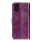 For Samsung Galaxy M51 (Side Fingerprint Version) Retro Crazy Horse Texture Horizontal Flip Leather Case with Holder & Card Slots & Photo Frame & Wallet(Purple) - 3