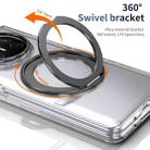 For Huawei Mate X5 Integrated Ice-feel High-transparency 360-Degree Rotating Stand MagSafe Folding Phone Case(Black) - 2