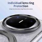 For Huawei Mate X6 Integrated Ice-feel High-transparency 360-Degree Rotating Stand MagSafe Folding Phone Case(Black) - 3