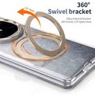 For Huawei Mate X6 Integrated Ice-feel High-transparency 360-Degree Rotating Stand MagSafe Folding Phone Case(Desert Gold) - 2