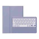 For Samsung Galaxy Tab S10 FE+ A820B Pen Slot Detachable Bluetooth Keyboard Leather Tablet Case(Purple) - 2