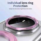 For Honor Magic V3 Integrated Ice-feel High-transparency 360-Degree Rotating Stand MagSafe Folding Phone Case(Pink) - 3