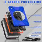 For Lenovo Tab 10.1 2025 / ZhaoYang K10c Silicone Hybrid PC Tablet Case with Holder & Shoulder Strap(Blue) - 3