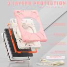 For Lenovo Tab 10.1 2025 / ZhaoYang K10c Silicone Hybrid PC Tablet Case with Holder & Shoulder Strap(Pink) - 3