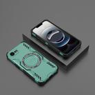 For iPhone 16e Butterfly Armor MagSafe Magnetic Ring Shockproof Phone Case(Light Green) - 2