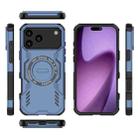 For iPhone 17 Pro Max Butterfly Armor MagSafe Magnetic Ring Shockproof Phone Case(Blue) - 3