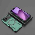 For iPhone 17 Pro Max Butterfly Armor MagSafe Magnetic Ring Shockproof Phone Case(Light Green) - 2