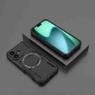 For iPhone 17 Butterfly Armor MagSafe Magnetic Ring Shockproof Phone Case(Black) - 2