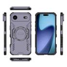 For iPhone 17 Air Butterfly Armor MagSafe Magnetic Ring Shockproof Phone Case(Purple) - 3