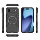 For iPhone 17 Air Butterfly Armor MagSafe Magnetic Ring Shockproof Phone Case(Black) - 3