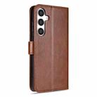 For Samsung Galaxy S24 5G AZNS Sheepskin Texture Flip Leather Phone Case(Brown) - 3