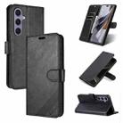 For Samsung Galaxy S23 FE 5G AZNS Sheepskin Texture Flip Leather Phone Case(Black) - 1