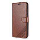 For Samsung Galaxy S22+ 5G AZNS Sheepskin Texture Flip Leather Phone Case(Brown) - 2