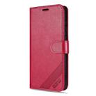For Samsung Galaxy S22+ 5G AZNS Sheepskin Texture Flip Leather Phone Case(Red) - 2