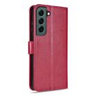 For Samsung Galaxy S22+ 5G AZNS Sheepskin Texture Flip Leather Phone Case(Red) - 3