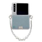 For Huawei Pura X TPU Side Buckle Glitter Portable Style Phone Case(Gradient Blue) - 1