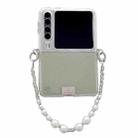 For Huawei Pura X TPU Side Buckle Glitter Portable Style Phone Case(Gradient Green) - 1
