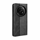 For OPPO Find N5 Magnetic Buckle Retro Texture Leather Phone Case(Black) - 3