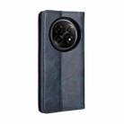 For OPPO Find N5 Magnetic Buckle Retro Texture Leather Phone Case(Blue) - 3