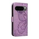 For Google Pixel 10 5G / 10 Pro 5G Global Swallowtail Butterfly Embossed Leather Phone Case(Purple) - 3