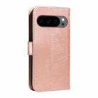 For Google Pixel 10 5G / 10 Pro 5G Global Swallowtail Butterfly Embossed Leather Phone Case(Rose Gold) - 3