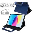 For iPad Air 11 2025 / 2024 Zipper Handle Retro Smart Leather Tablet Case(Royal Blue) - 3