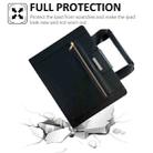 For iPad Air 11 2025 / 2024 Zipper Handle Retro Smart Leather Tablet Case(Black) - 2