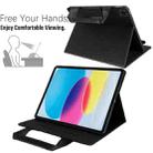 For iPad Air 11 2025 / 2024 Zipper Handle Retro Smart Leather Tablet Case(Black) - 3