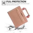 For iPad mini 2024 / 6 Zipper Handle Retro Smart Leather Tablet Case(Rose Gold) - 2