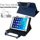7-8 inch Zipper Handle Retro Leather Tablet Case(Royal Blue) - 3
