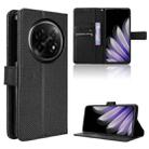 For OPPO Find N5 Diamond Texture Leather Phone Case(Black) - 1