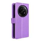 For OPPO Find N5 Diamond Texture Leather Phone Case(Purple) - 3