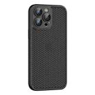 For iPhone 12 Pro Cooling Skin Feel PC Phone Case with Lens Film(Black) - 1