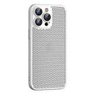 For iPhone 12 Pro Cooling Skin Feel PC Phone Case with Lens Film(White) - 1