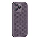 For iPhone 11 Pro Max Cooling Skin Feel PC Phone Case with Lens Film(Purple) - 1