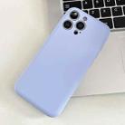 For iPhone 16 Pro Fine Hole Insert Card Slot TPU Phone Case(Purple) - 1