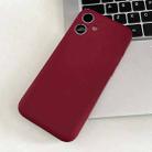 For iPhone 12 Fine Hole Insert Card Slot TPU Phone Case(Red) - 1