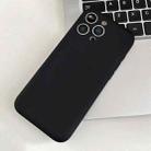 For iPhone 12 Pro Fine Hole Insert Card Slot TPU Phone Case(Black) - 1