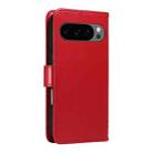 For Google Pixel 10 5G / 10 Pro 5G Global Tree & Cat Embossed Pattern Flip Leather Phone Case(Red) - 3