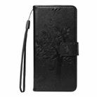 For Google Pixel 10 Pro XL 5G Global Tree & Cat Embossed Pattern Flip Leather Phone Case(Black) - 2