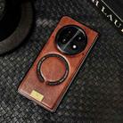 For OPPO Find N5 Crazy Horse Pattern MagSafe Magnetic Phone Case(Coffee) - 2