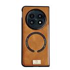 For OPPO Find N5 Crazy Horse Pattern MagSafe Magnetic Phone Case(Brown) - 1