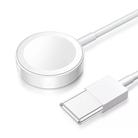 For Apple Watch Series xDfind Magnetic Fast Charger Charging Cable, Type-C Port, Length: 1m(White) - 2
