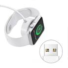 For Apple Watch Series xDfind Magnetic Fast Charger Charging Cable, USB-A Port, Length: 1m(White) - 3