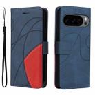 For Google Pixel 10 5G / 10 Pro 5G Global Dual-color Splicing Flip Leather Phone Case(Blue) - 2