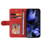 For Google Pixel 10 5G / 10 Pro 5G Global Dual-color Splicing Flip Leather Phone Case(Red) - 3