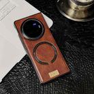 For vivo X Fold3 Crazy Horse Pattern MagSafe Magnetic Phone Case(Brown) - 2
