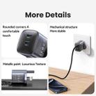 USAMS CC307 T66 45W Dual USB-C / Type-C GaN Fast Charger, UK Plug(Gunmetal) - 4